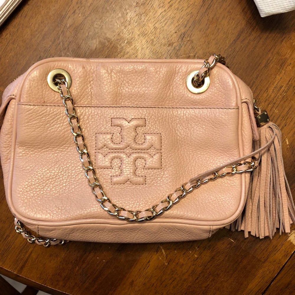 Tory Burch Thea pink crossbody bag
